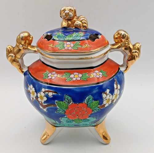 Japanese porcelain koro - porcelain,