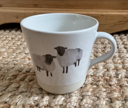 John lewis white sheep design - john,