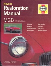 MG MGB,MGB GT,ROADSTER,CONVERTIBLE,COUPE HAYNES RESTORATION MANUAL 1962-1981