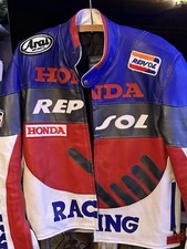 Leather Repsol Motorcycle