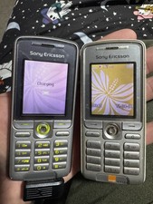 Sony Ericsson K310i & K320i Pair Working Retro Mobile Phones