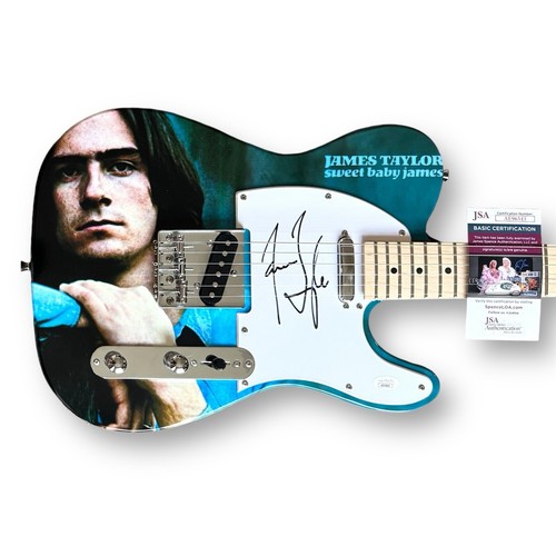 James taylor signed guitar - signed,