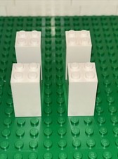 LEGO Brick 2x2x3 in White x 4