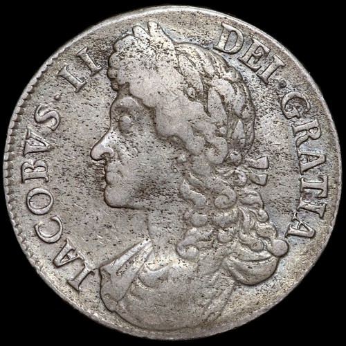 James 1685 crown - james, ii,