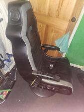 Xrocker gaming chair with built in Bluetooth speakers-black and central stand