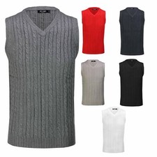 Mens Classic Cable Knitted