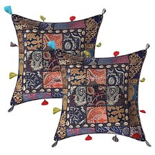 Blue Cushion Cover Patchwork