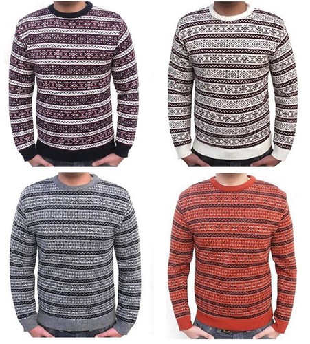 Mens aztec fairisle - aztec, jumper