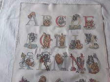 Absolutely Captivating  Cat Themed Cross Stitch Alphabet