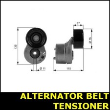 Ribbed Belt Tensioner Alternator Fits Ldv CONVOY 2.4 D2FA F4FA 13483T