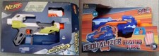 2 NERF N-STRIKE MODULUS IONFIRE BARREL BLASTER EQUALISER RAPID FIRE DARTS GUN