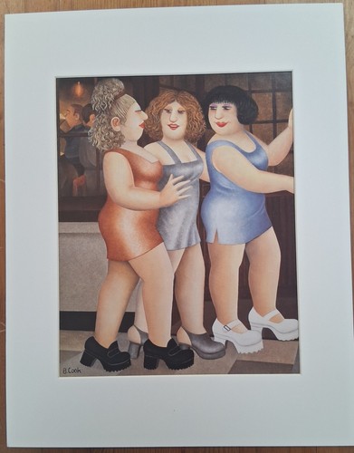 Beryl cook mounted print - beryl,