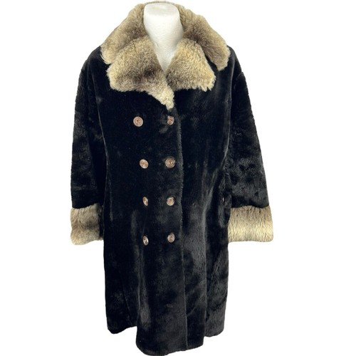 Vintage coat dun barseal black - vintage,