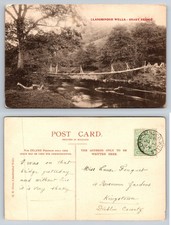 Llandrindod Wells. Shaky Bridge - Wales - Publ. Locally by ME Stone, Posted 1906