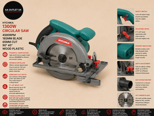 Hychika 1300w circular saw - circular,