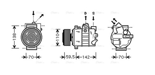 Ava aircon compressor - ava,