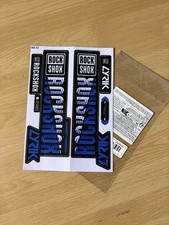 Rockshox Fork Stickers Blue
