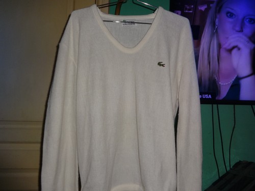 Mens vintage zod lacoste white - vintage,