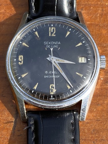 Sekonda poljot black - sekonda,