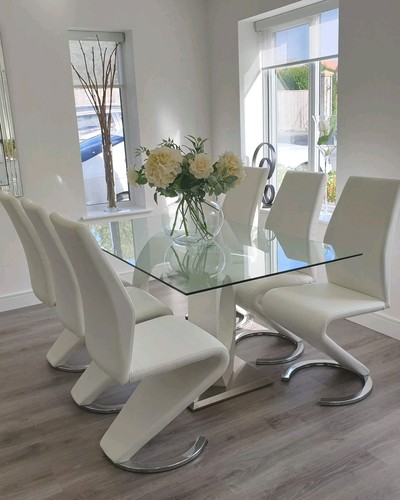 Contemporary glass dining - glass,