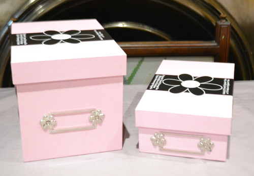Sizzix storage pink boxes - 2,