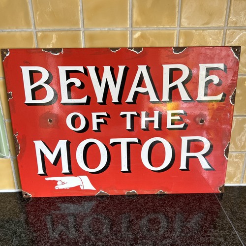 Beware the motor - of,