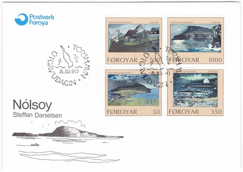 Faroe islands fdc - fdc, ,