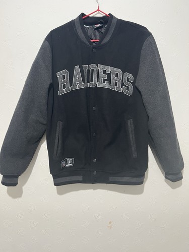 Nfl raiders black jacket - nfl,
