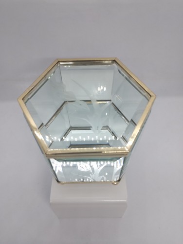 Hexagonal metal framed glass - hexagonal,