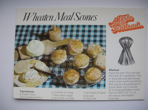 Scotland postcard recipe - scotland,