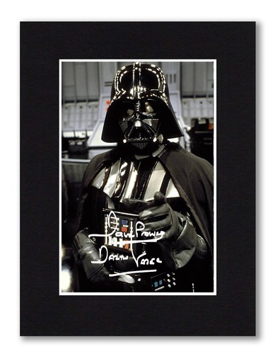 8x6 mount dave prowse - dave, signed