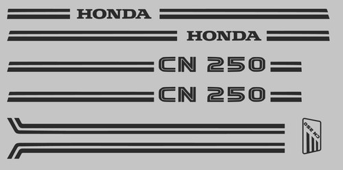 Honda cn250 decals motorcycle - honda,
