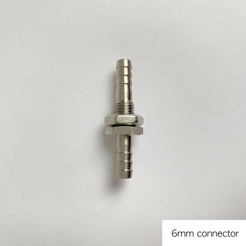 Hose barb bulkhead stainless - barb,