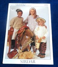 MULTI-LIST OF ORIGINAL SIRDAR; BABY, BOYS/GIRLS  KNITTING PATTERNS (A4/D)
