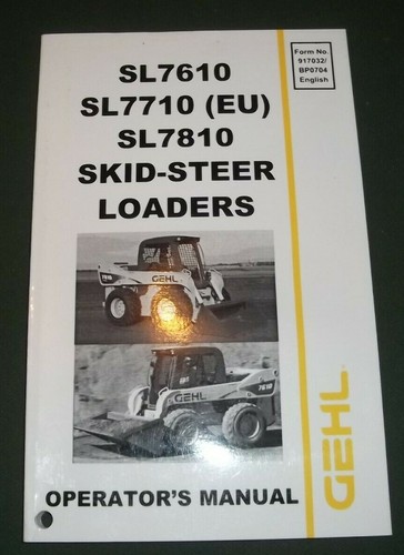 Gehl 7610 7710 sl - sl-7610, sl-7710