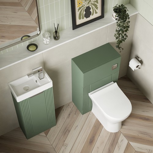 Deco cloakroom bathroom suite - cloakroom,