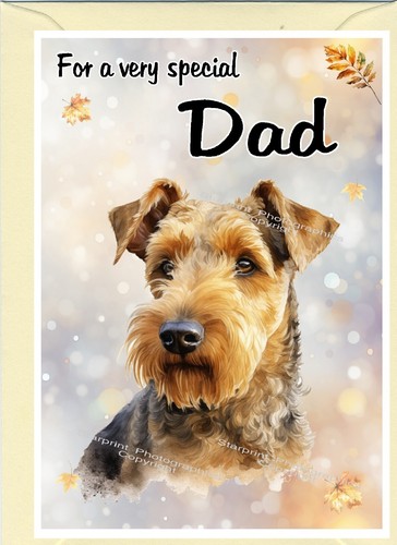 Welsh terrier dog blank card - blank,