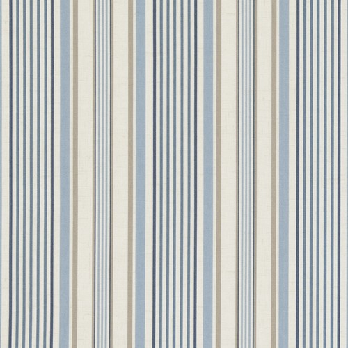 Coastal stripe chambray beige - stripe,
