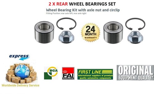 Rear axle wheel - 2x,