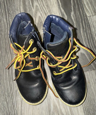 Timberland Blue Kids Boots Size 8.5 Infants EU 26 Lace Up Ankle