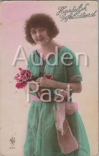 Vintage dutch postcard - vintage,