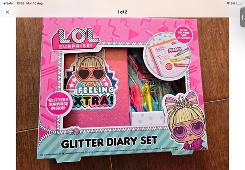 Lol surprise glitter diary - diary, set