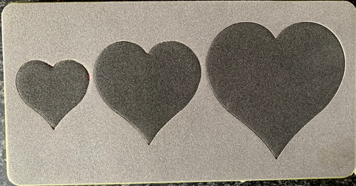 Accuquilt heart 3 and - heart, 2,