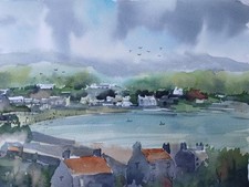 Ullapool Scotland Watercolour Painting - Signed Original 