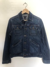 Earl Jeans Denim Jacket Size Small 8-10-12 36"Chest Great Cut & Style