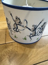 Laura Ashley Kids Monkey Lamp Shade Blue