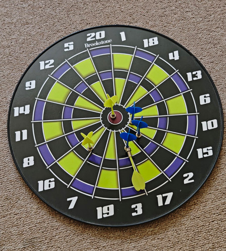 Brookstone magnetic dart set - brookstone,
