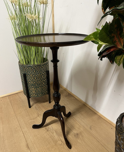 Mahogany round dish - round,
