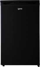 Under Counter Freezer, 93 Litre, Reversible Door, Black, Igenix IG355B