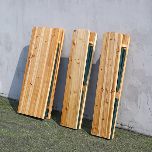 Folding wooden beer table - folding,
